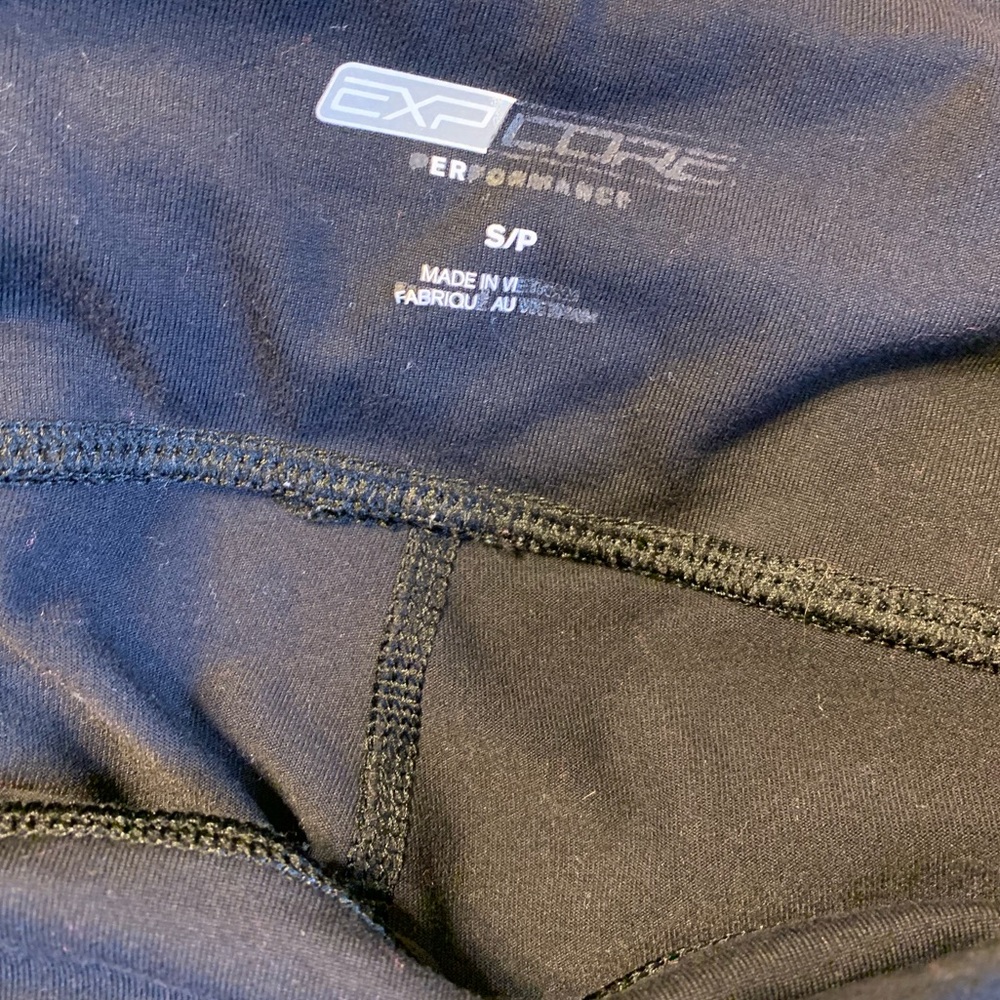 Express Performance Mesh Crop Workout Leggings - image 3